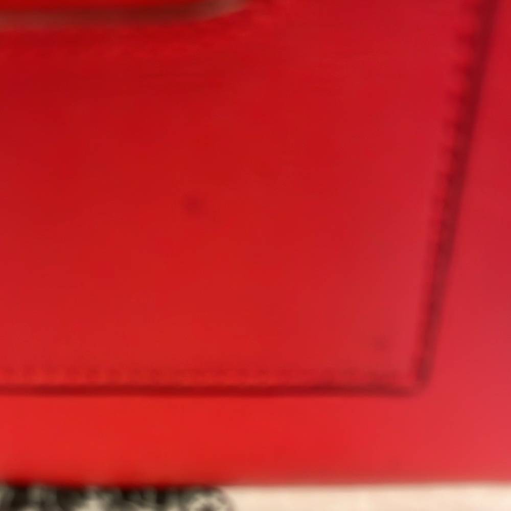 Coach Red Saffiano Leather Wristlet Clutch - Picture 6 of 8